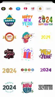 new year wish stickers iphone screenshot 3