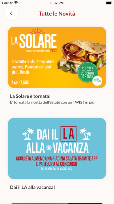 LA Piadineria Screenshot