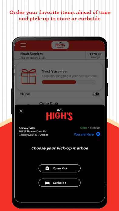 High’s Rewards Screenshot