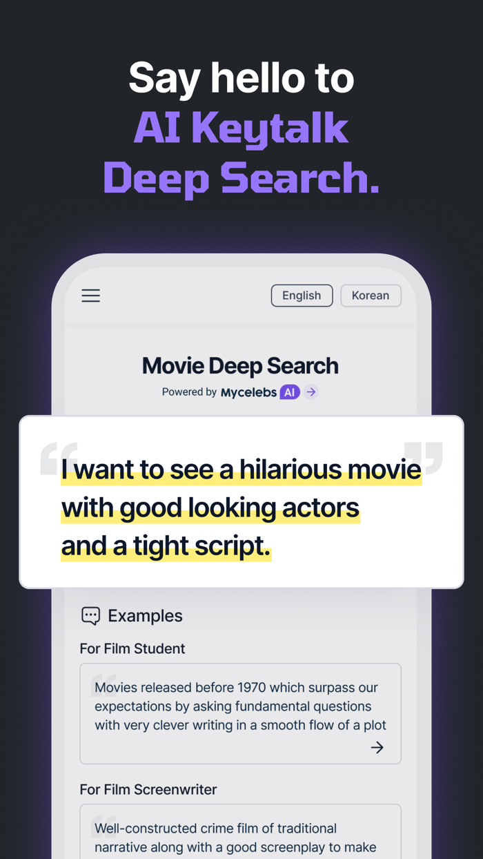 Movie Deep Search - AI Keytalk