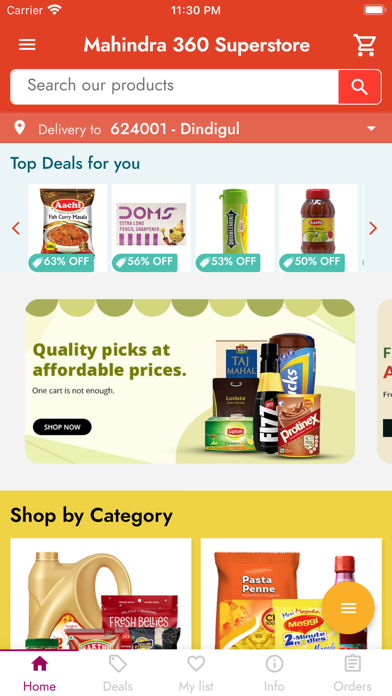 Mahindra 360 Superstore Screenshot