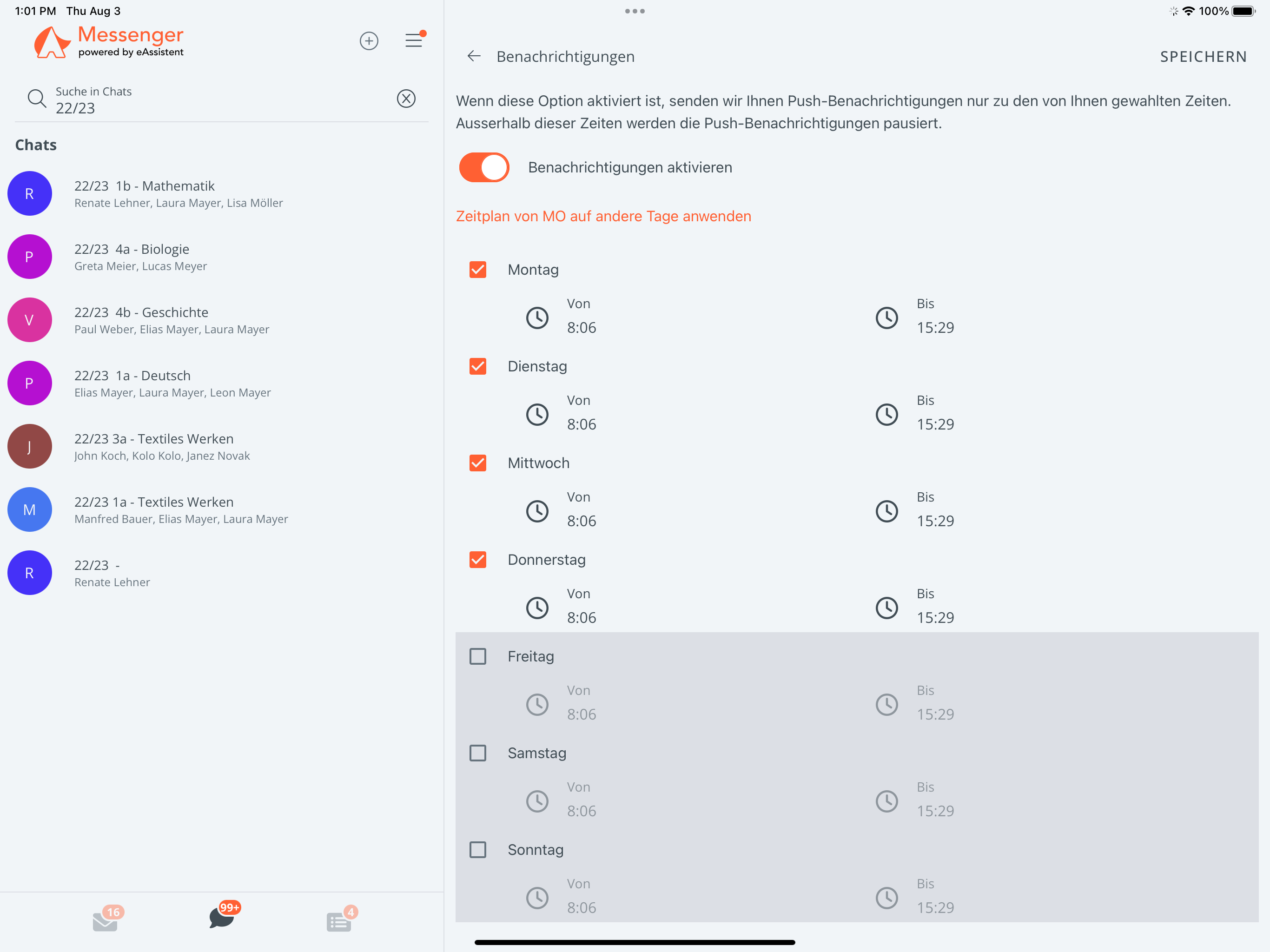 eAssistent screenshot 9