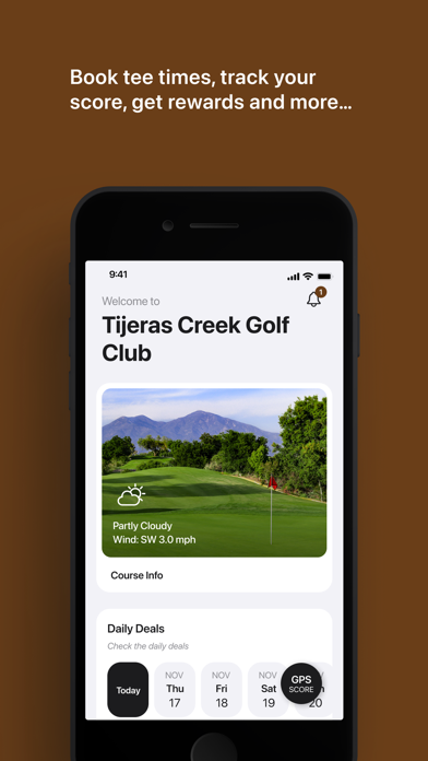 Tijeras Creek Golf Tee Times Screenshot