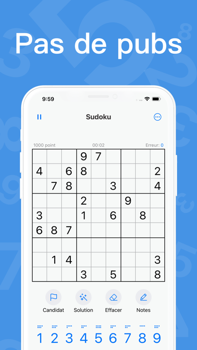 Screenshot #2 pour Sudoku - Sudoku sans pub