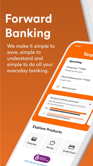 Tangerine Mobile Bankingのおすすめ画像1