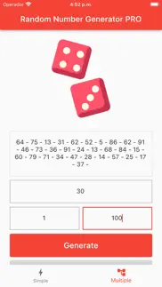 random number generator deluxe iphone screenshot 3
