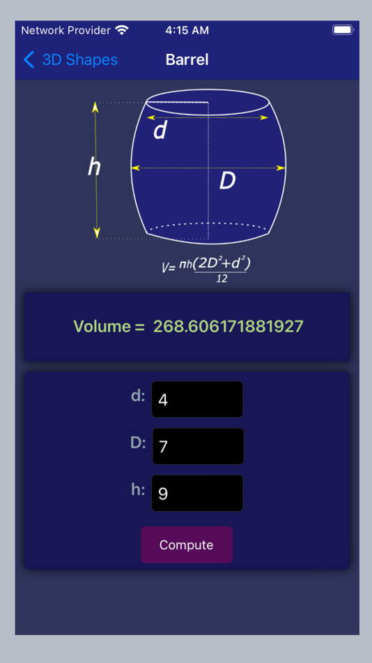 #5. Area and Volume Calculator (iOS) 由: Anas Abubakar