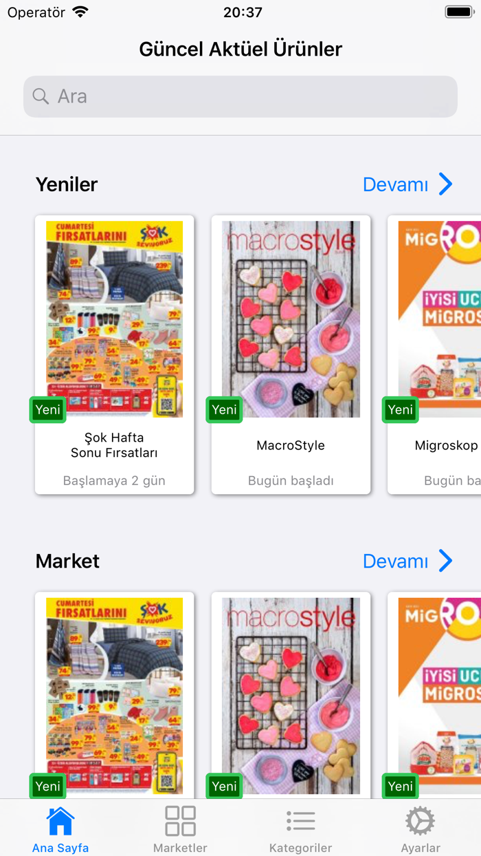 Güncel Aktüel Ürünler