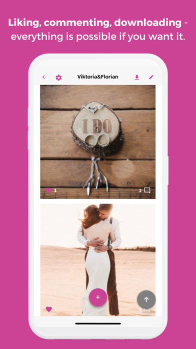 weddies - Wedding Photo App Screenshot