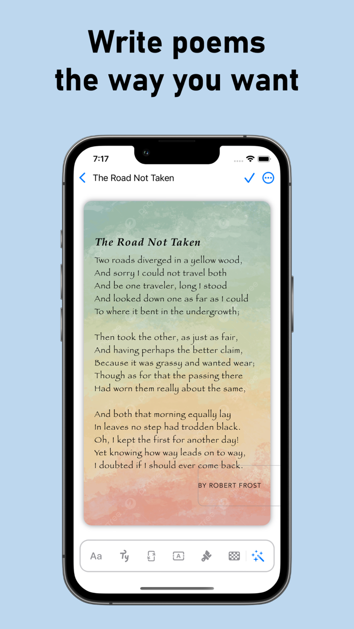 Poetry Writing App  Guide