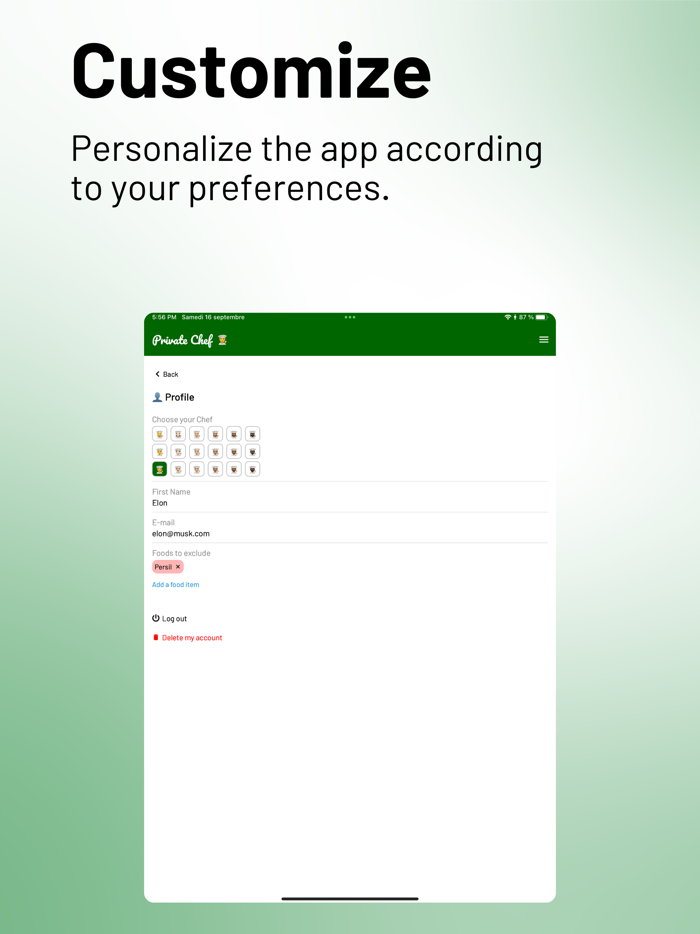 Private Chef - Easy Cooking