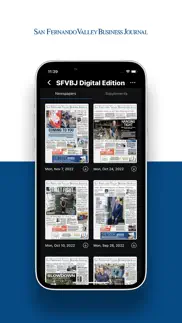 sfv business journal iphone screenshot 1