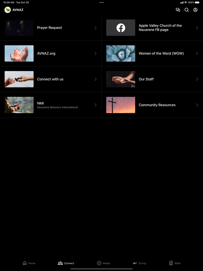 Apple Valley Church of the Naz