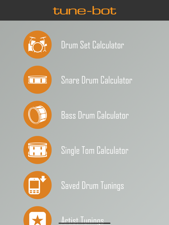 Screenshot #4 pour Drum Tuning Calculator