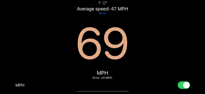 SpeedoMeter Simple with GPS