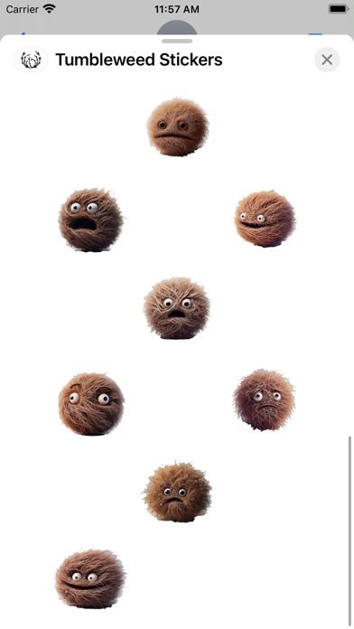 Screenshot #3 pour Tumbleweed Stickers