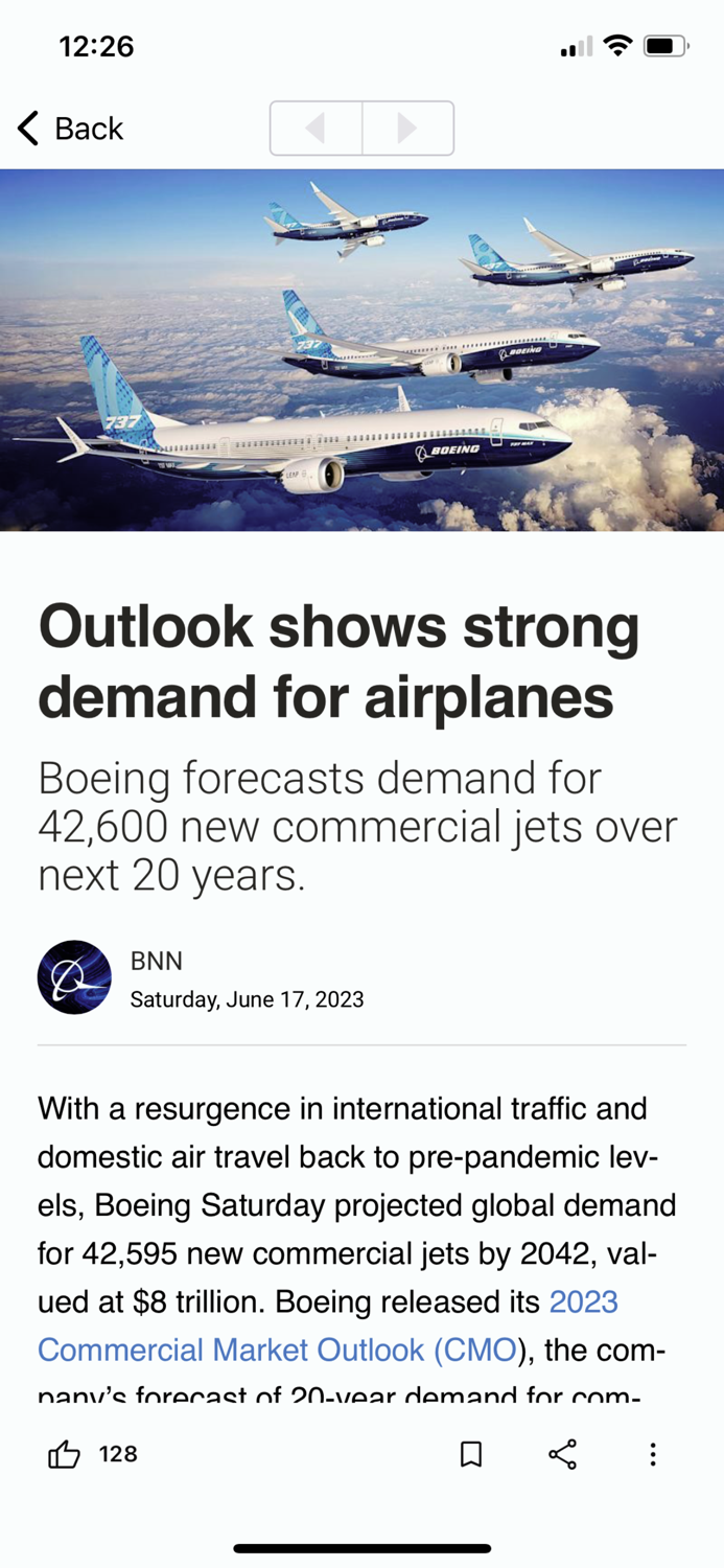 Boeing News Now