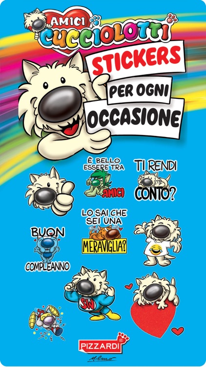 Stickers Amici Cucciolotti by Pizzardi Editore SPA