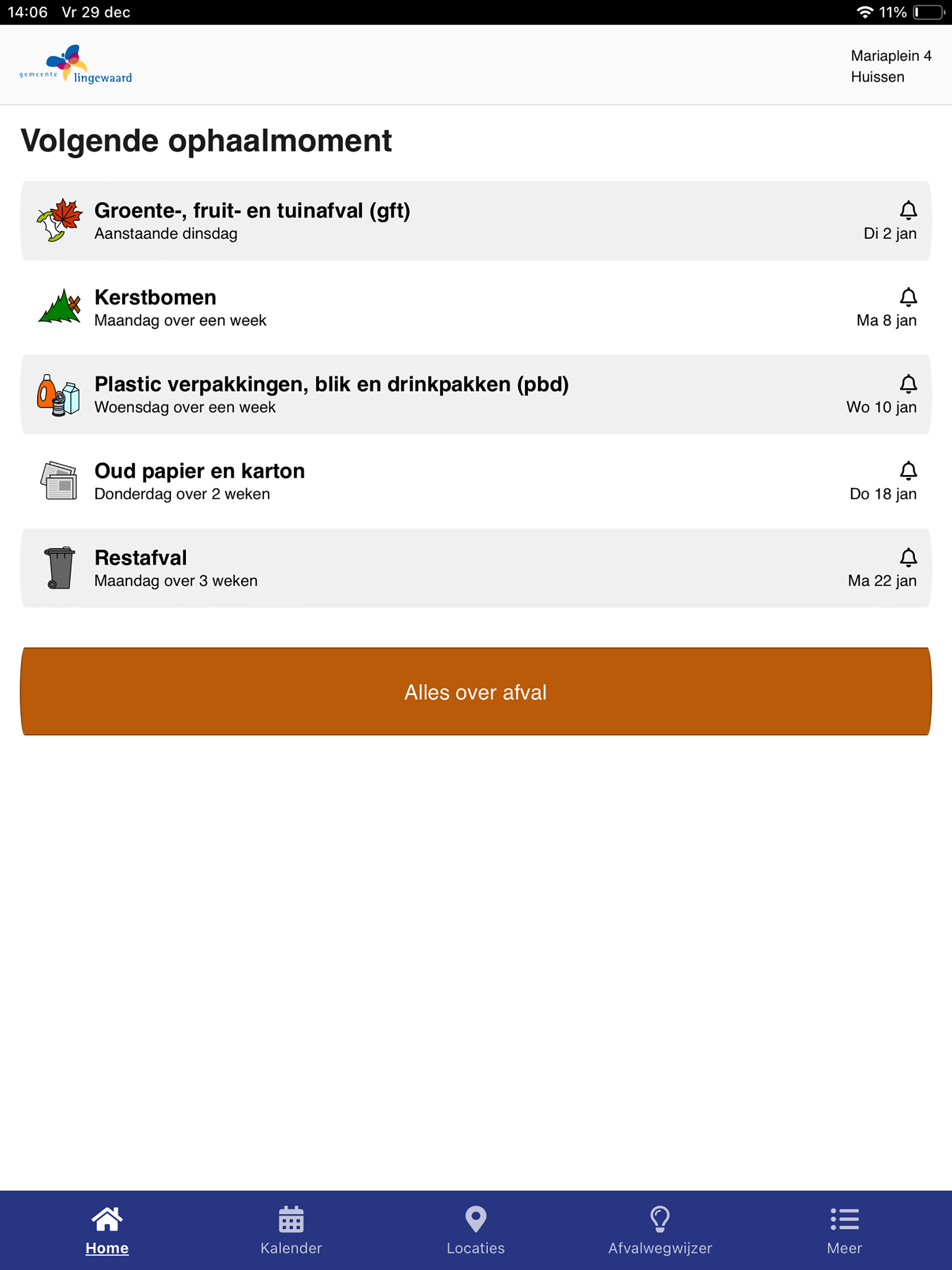 Afvalwijzer Lingewaard