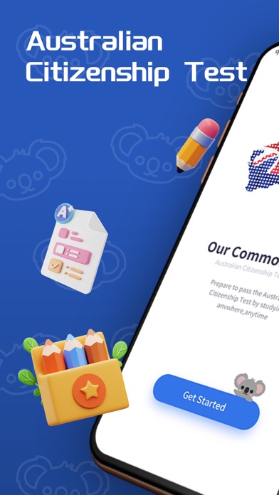 Screenshot #1 pour Citizenship Test AU 2025 .