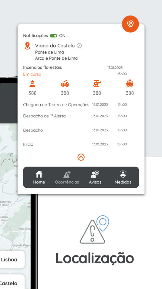 #4. PROCIV.GOV.PT (iOS) Ved: AUTORIDADE NACIONAL DE EMERGENCIA E PROTECAO CIVIL