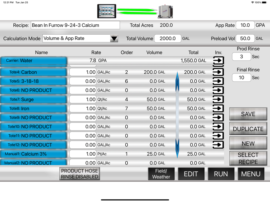 #2. QD3000 (iOS) 由: SureFire Ag Systems