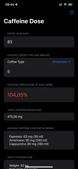 Game screenshot Caffeine Dose apk
