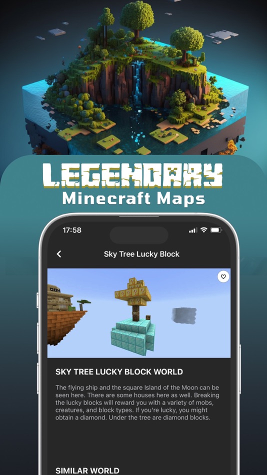 #1. Mine Maps - Worlds for MCPE (iOS) 由: Victor Cristea