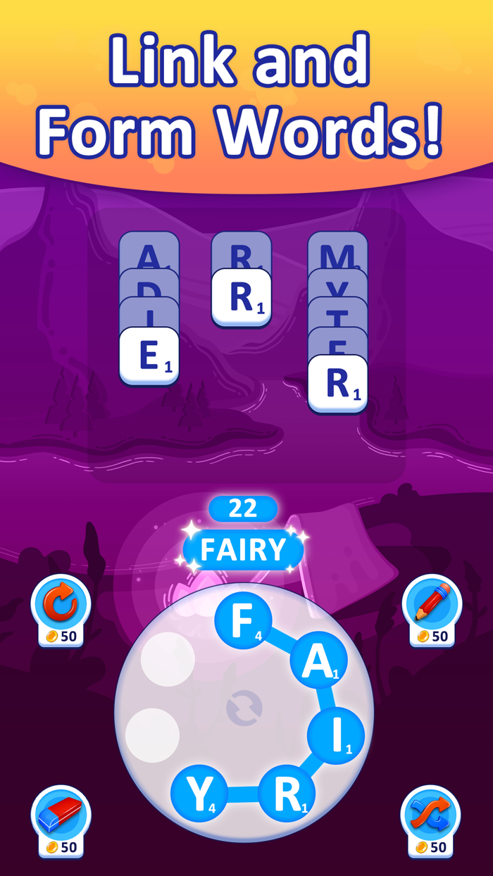 Word Links Tile Puzzle