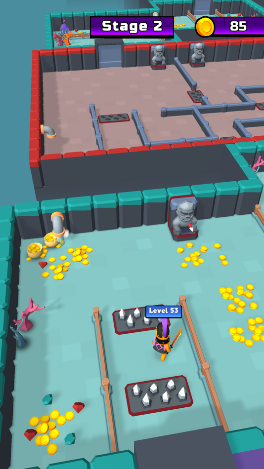 #4. Dungeon Loot Escape (iOS) Podle: Full Fat Productions Ltd