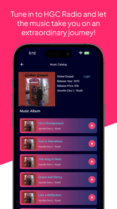 HGC Radio Music Live Screenshot