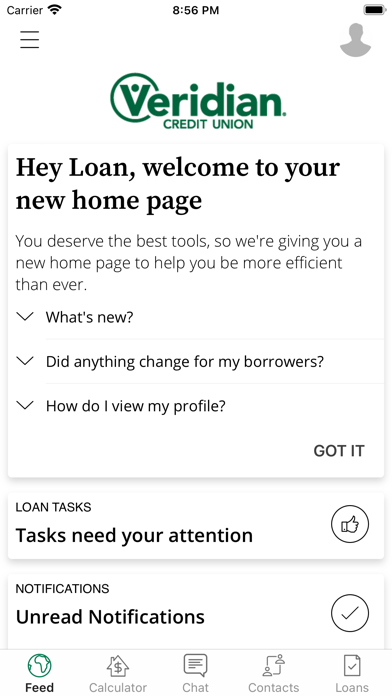 Veridian Mortgage Screenshot