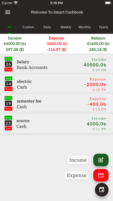 Smart Cashbook Screenshot
