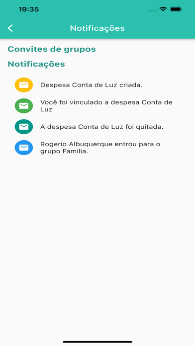Despesas Coletivas Screenshot