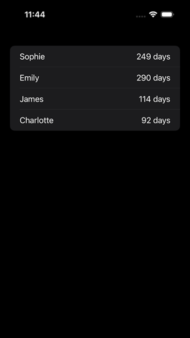 Screenshot #2 pour Cinamerk Basil-BirthdayTracker