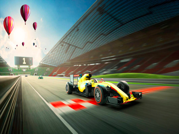 Formula 2 Race Car Games 3D