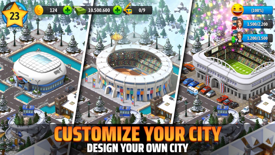 #1. City Island 5: Building Sim (iOS) Bởi: Sparkling Society Games B.V.