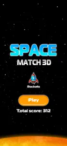 Space Flight - 3D Match Game screenshot #1 for iPhone