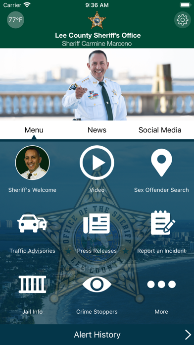 Lee County FL Sheriff's Office Screenshot