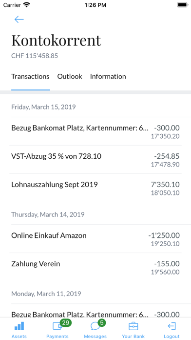 Van Lanschot Switzerland Screenshot