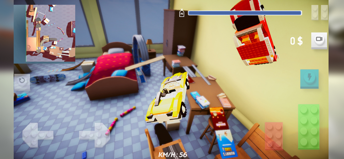 Brick Car Crash RC Racing