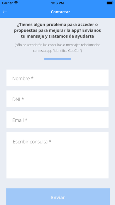 Identifica GobCan Screenshot