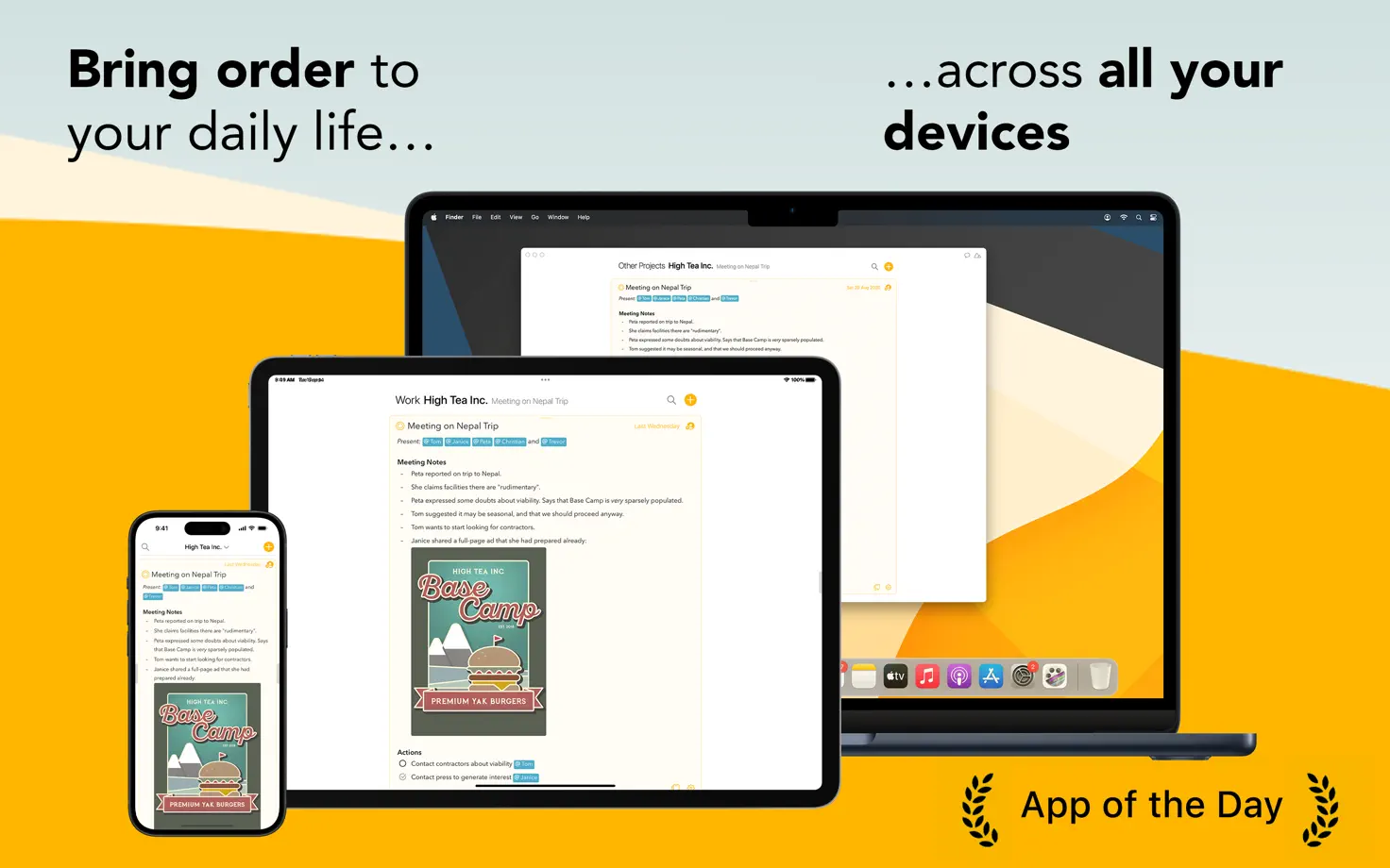 Agenda, App Store screenshot 6