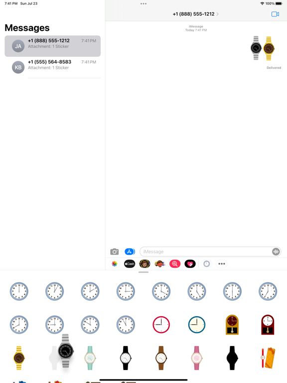 Screenshot #5 pour Sticker d'horloge ronde