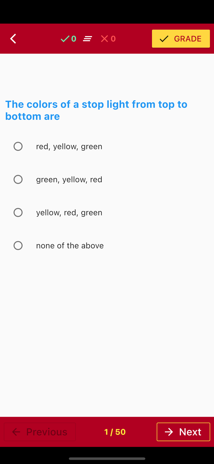 Utah Basic Driving Test