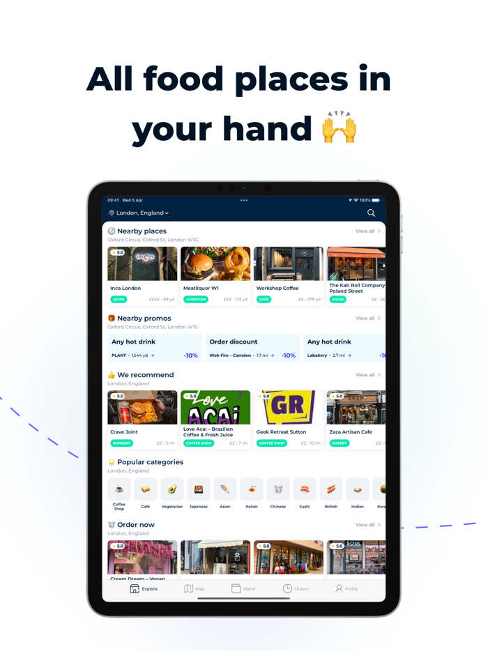 Places App – Eat and Drink