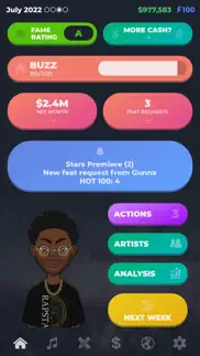 rapstar - rapper simulator iphone screenshot 1