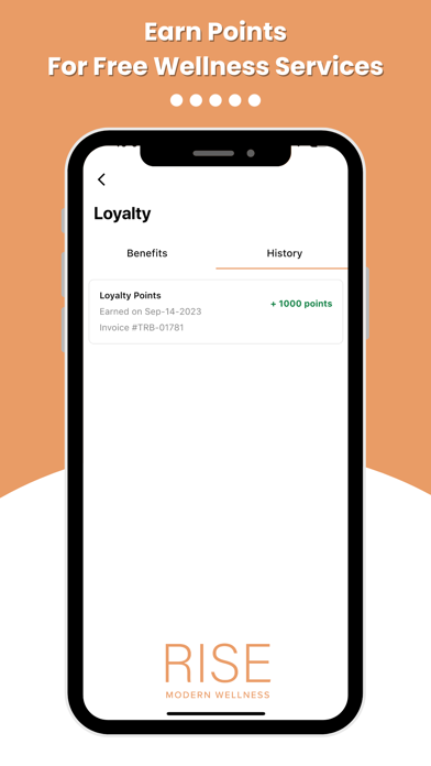 RISE Modern Wellness Screenshot