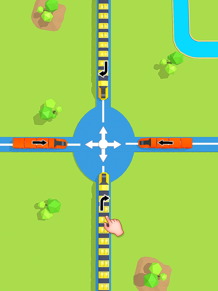 Train Escape Traffic Puzzle