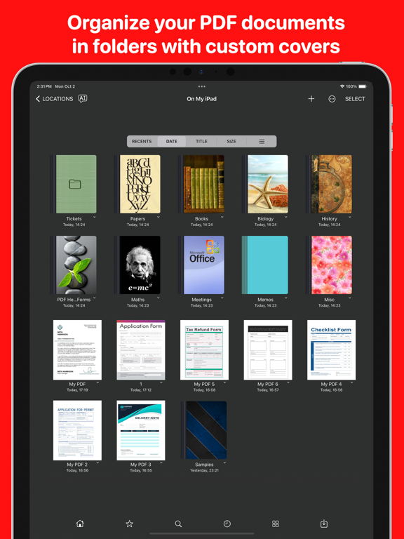 PDF Fill Pro - Upload Sign PDF iPad screenshot